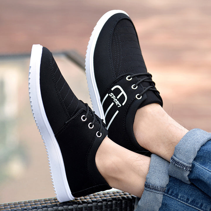 2021 Nouveaux chaussures d'air d'automne Sneakers de chaussures décontractées pour hommes Slip des chaussures de mode coréennes