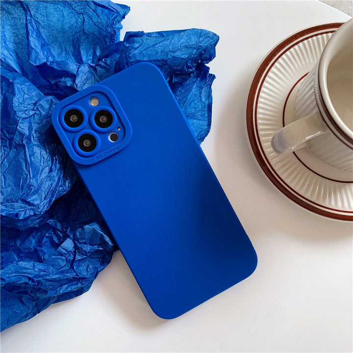 Case de teléfonos móviles azules Silicona de ojos de pupila XS Max Soft Shell