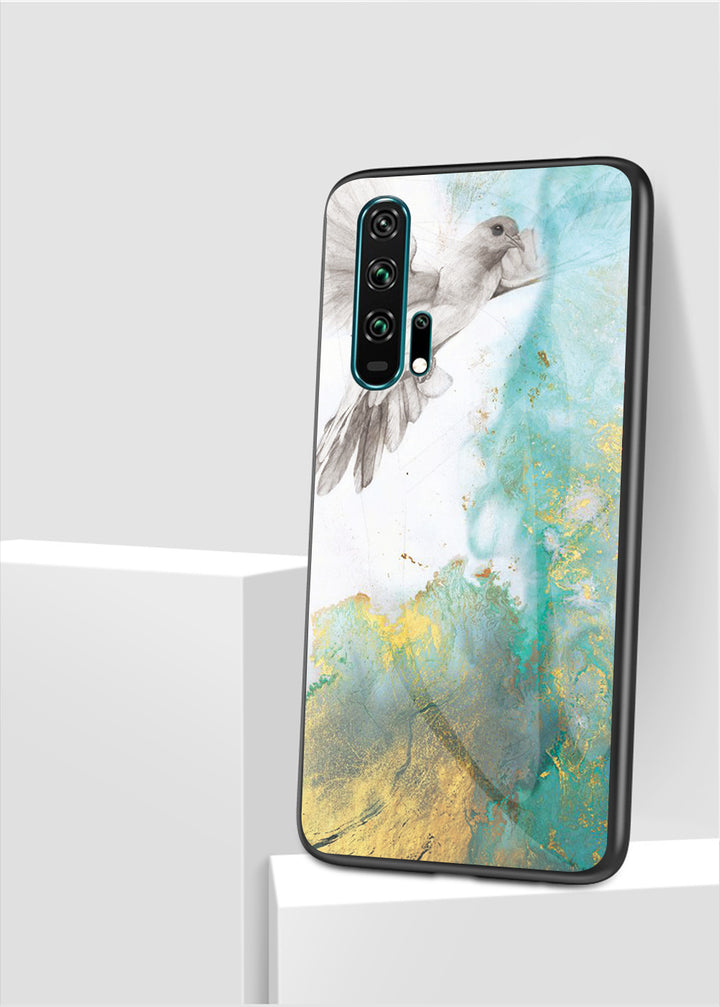 Anti-fall marble mobile phone case