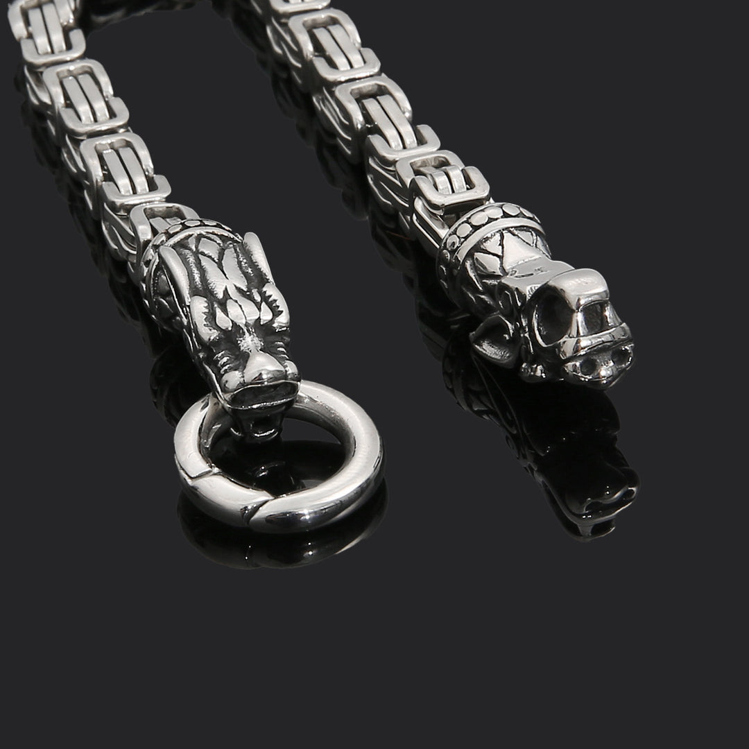 Nouveau bracelet en acier inoxydable robinet viking dominant