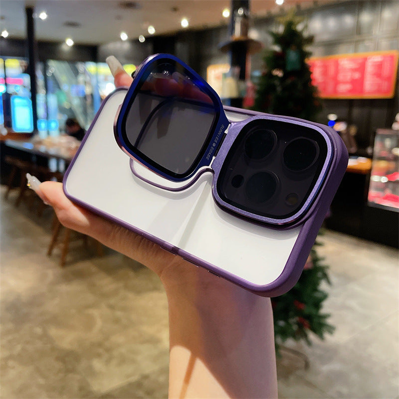 Lens Drop Protection High-permeability Acrylic Sunglasses Holder Phone Case