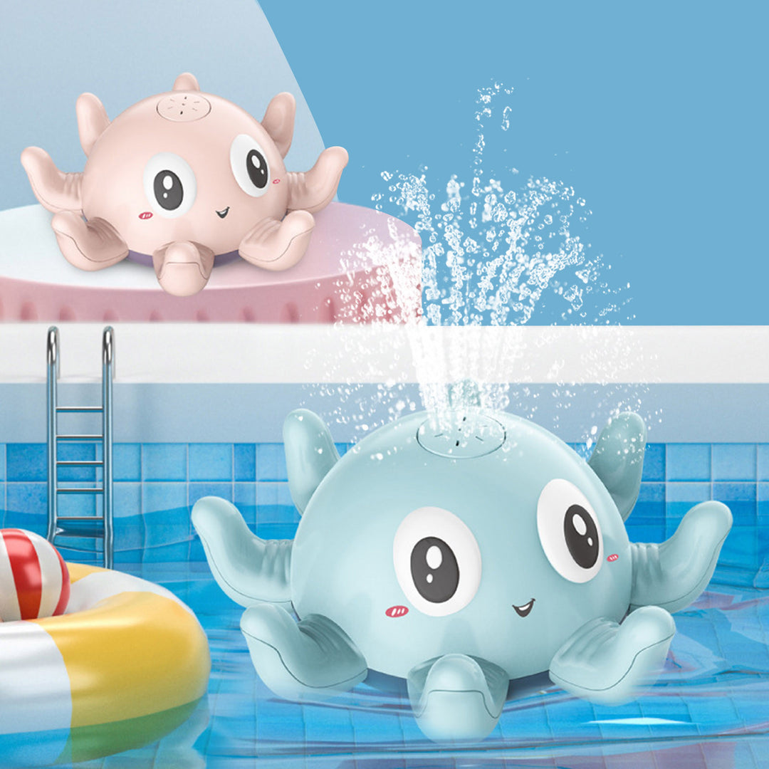 Automatisch waterspraybad speelgoed voor kinderen Bath Fun speelgoed met knipperende watersplay Baby Baby Douche met Nieuw speelgoed