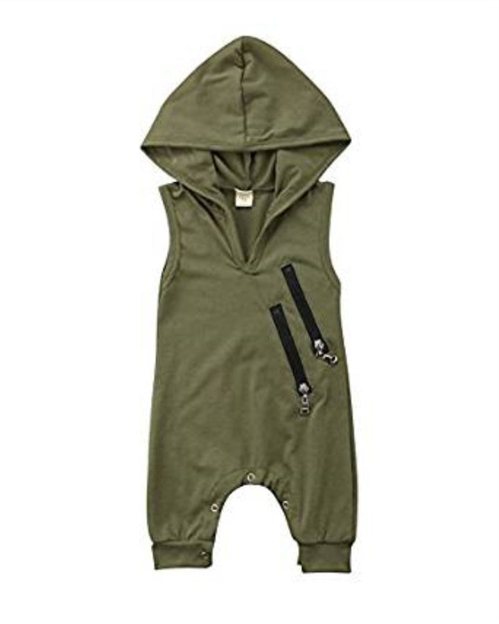 Jumpsuit met een capuchon