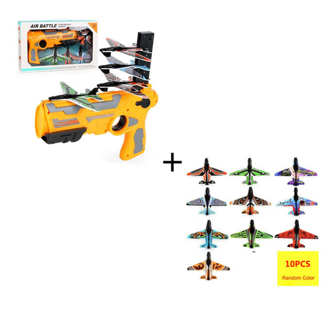 Juguetes para niños al aire libre para niños lanzadores de modelo de planeador de spinning spin