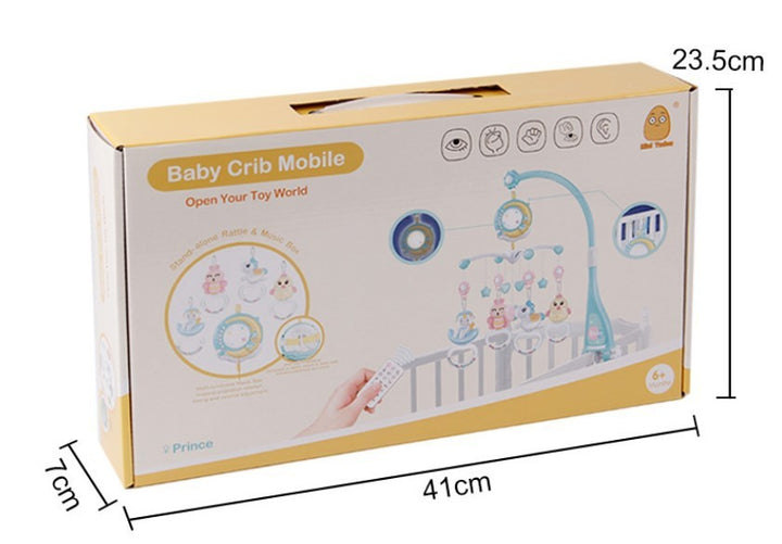Baby Rattles Crib Mobiles Toy Holder Rotating Mobile Bed Bell Musical Box Projeksjon Nyfødte spedbarn Baby Boy Toys