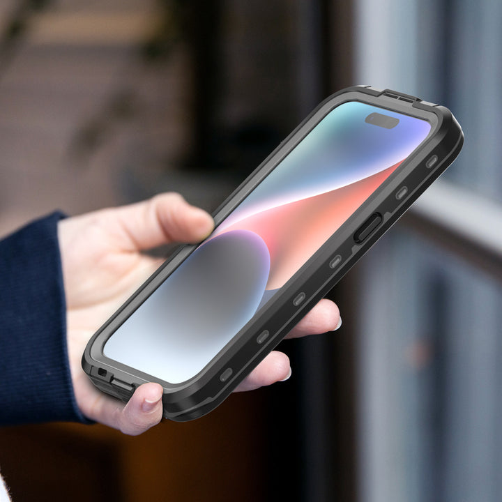 Carcasă telefonică impermeabilă încărcător wireless Magnetic Transparent All-Inclusive