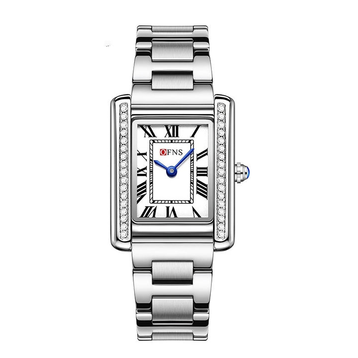 Retro Diamond Eingelegtes High-End-Frauen-Quarz-Uhr-Paar