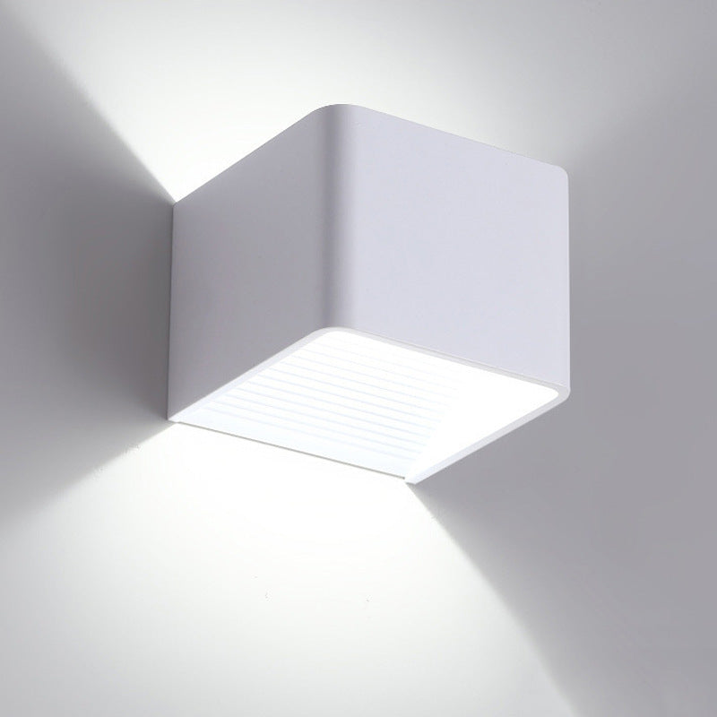Kare LED kapalı aydınlatma duvar lambası