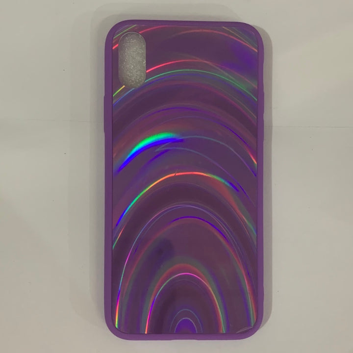 Étui de téléphone soft miroir arc-en-ciel