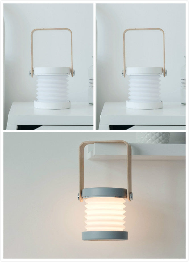 Opvouwbare aanraking dimable lees LED Night Light draagbare lantaarnlamp USB oplaadbaar voor woningdecoratie
