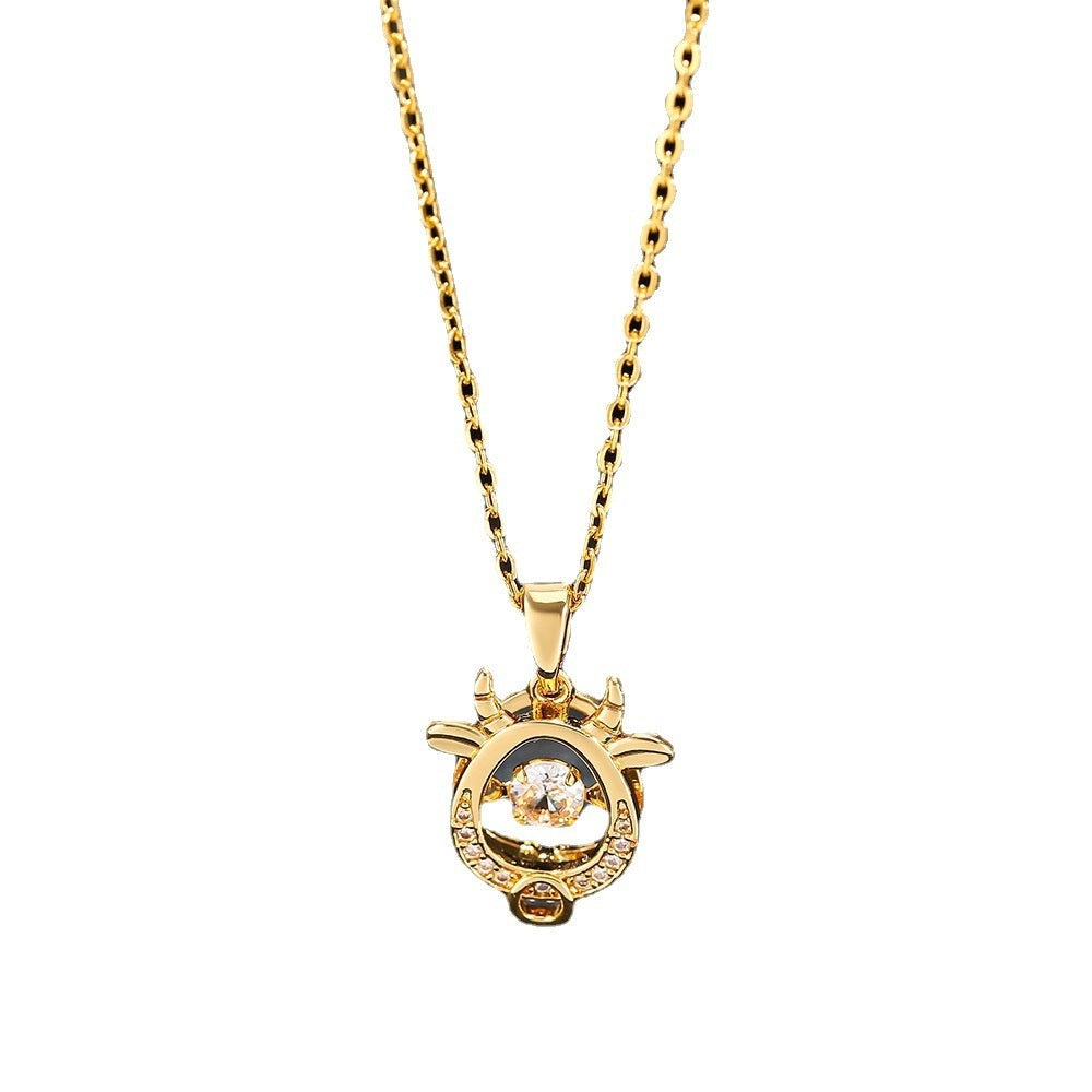 Ins Zodiac Smart ketting micro-ingelegd