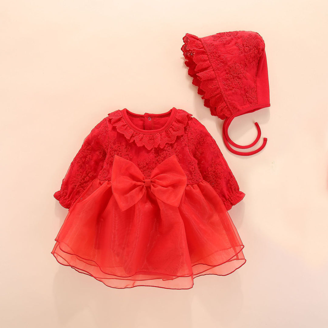 Vêtements de printemps et d'automne robe de bébé