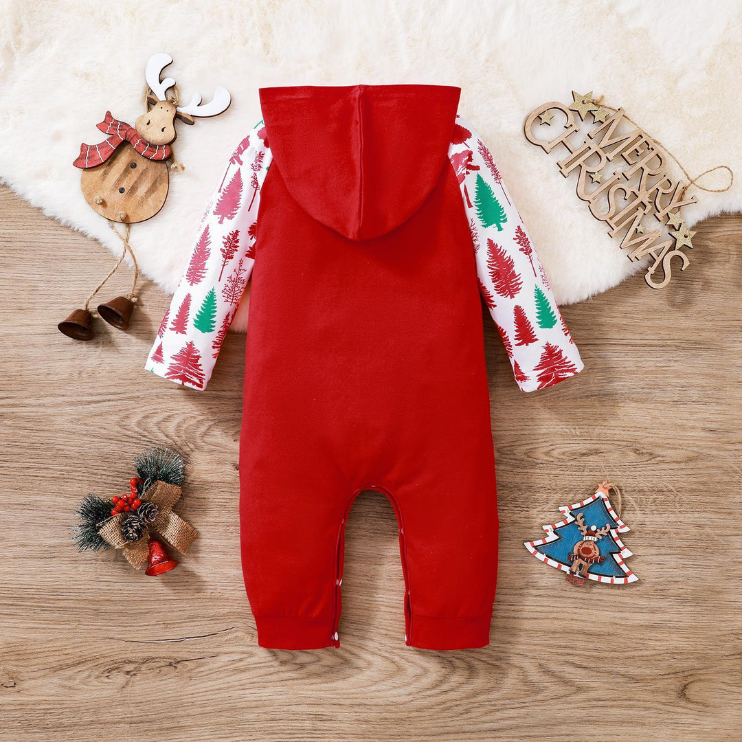 Îmbrăcăminte pentru copii Crăciun nou cu mânecă lungă cu o singură piesă cu mânecă lungă cu mâneci lungi, cu mâneci lungi, cu o piesă de urcare lungă a copiilor