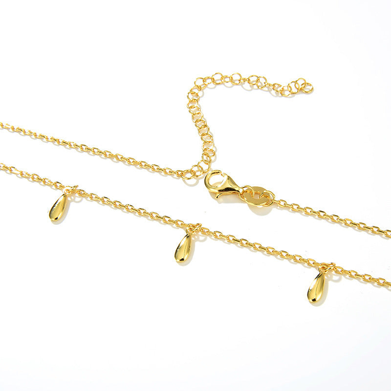 18K Gold Hochwertiger Nischenkette für Frauen