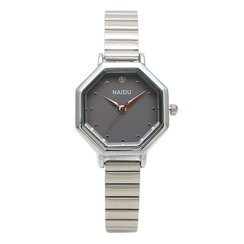 Geformte gewebte Mesh Belt Women's Watch