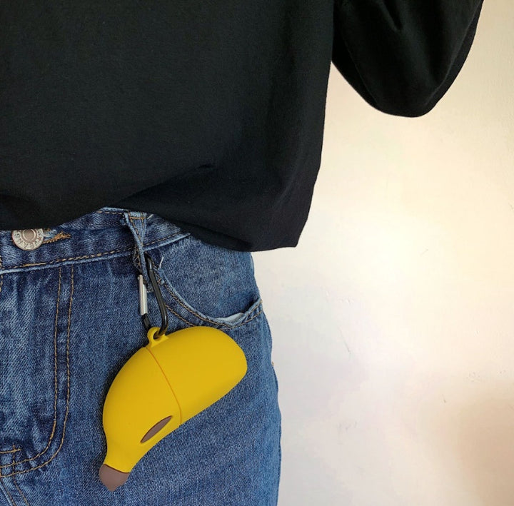 Kompatibel mit Apple, Schöne Bananen -Airpods Pro -Schutz Silikon
