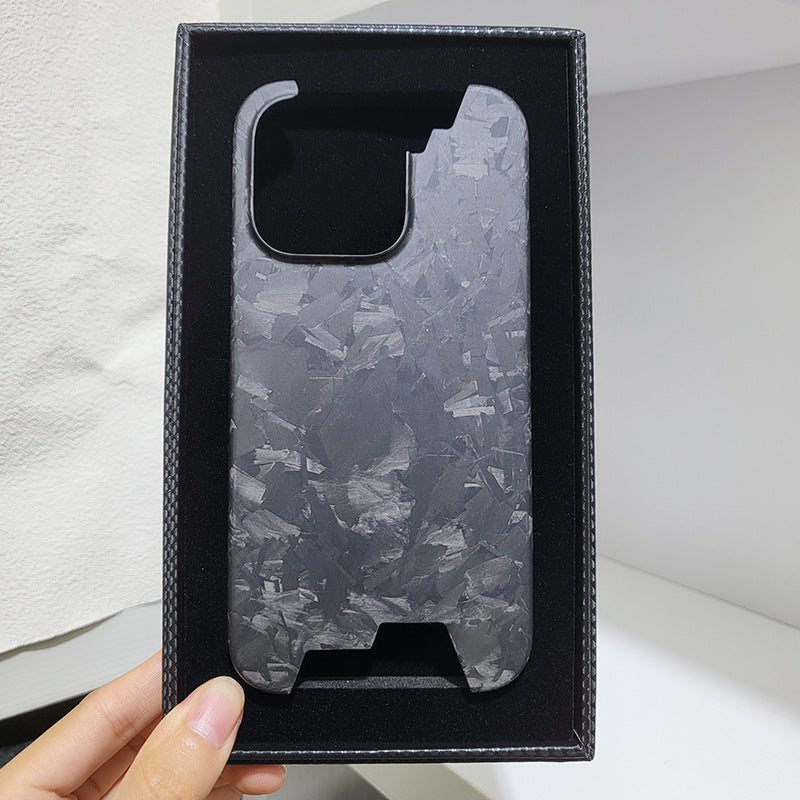 Real Carbon Fiber Mobile Phone Protective Cover