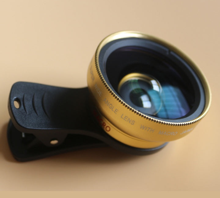 Kit de lente de teléfono 0.45x Super Bide Angle y 12.5x Super Macro Lens Camera Lentes