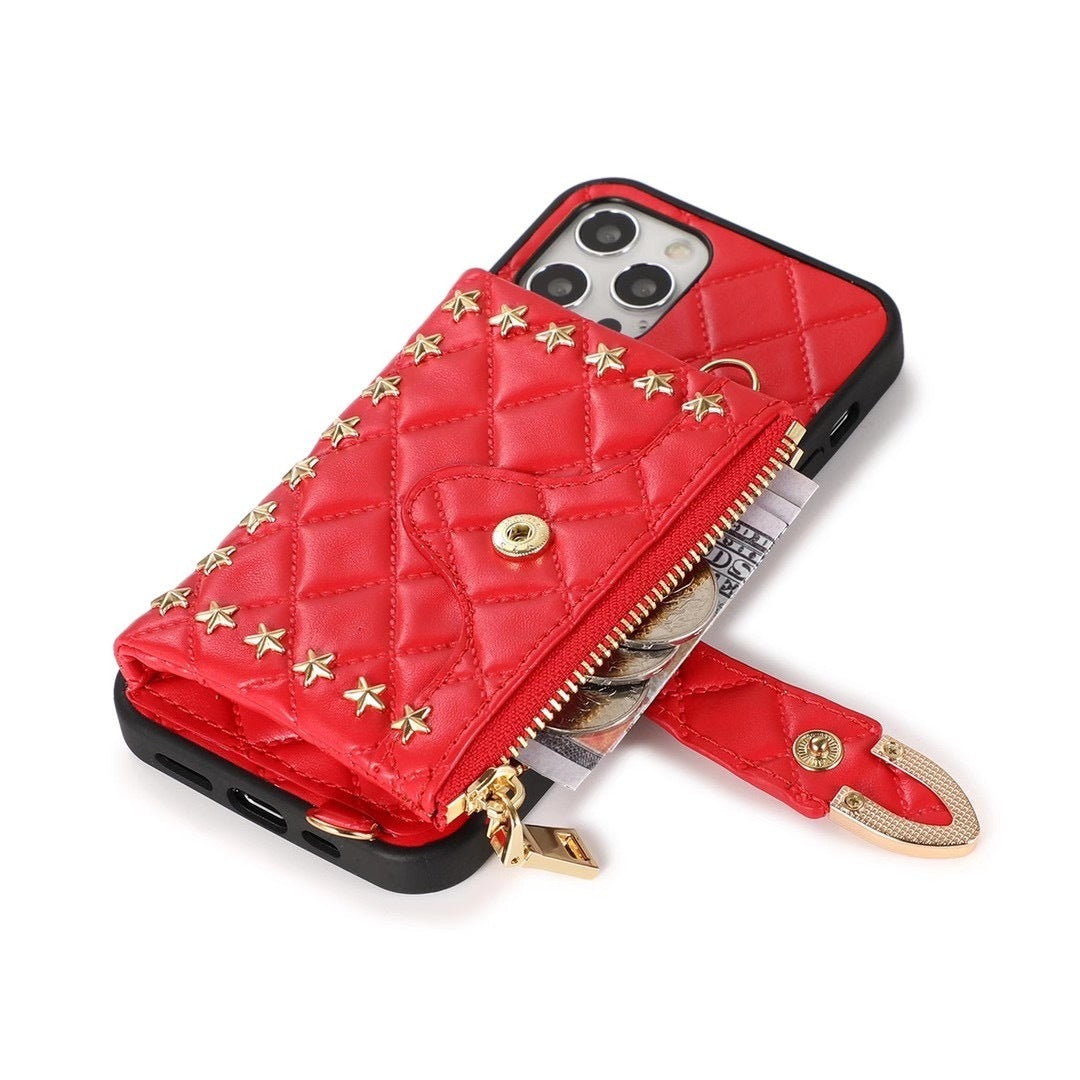 Caisse de téléphone mobile du portefeuille de cartes