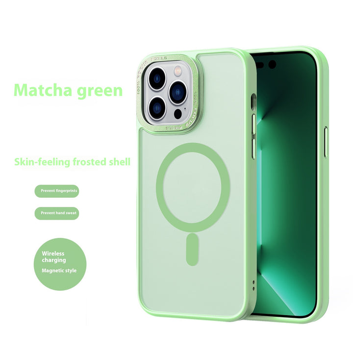 Frosted Skin Feeling Metal Magnetic Protective Case