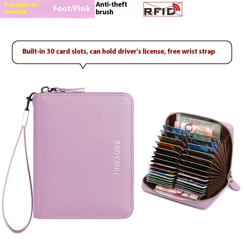 Guangzhou Banyanu Leather Factory Card Holder Female