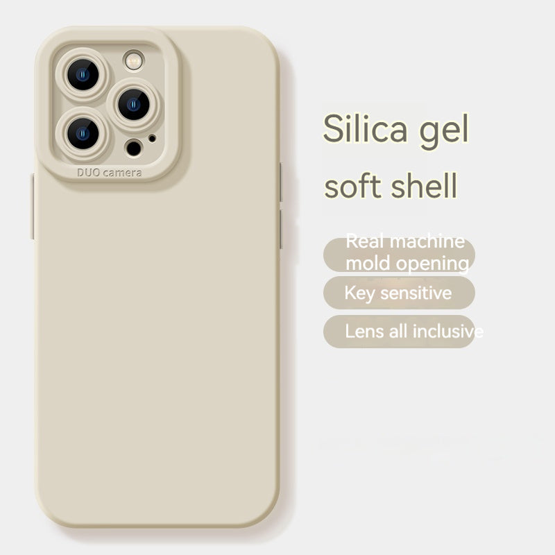 Vloeibare siliconen anti-fall mobiele telefoon hoes beschermende dekking