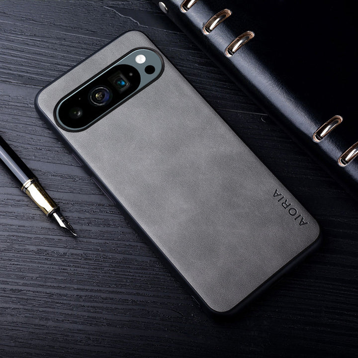 Para Google Pixel 9 Pro Pixel 8A Case de telefone de pele de carneiro