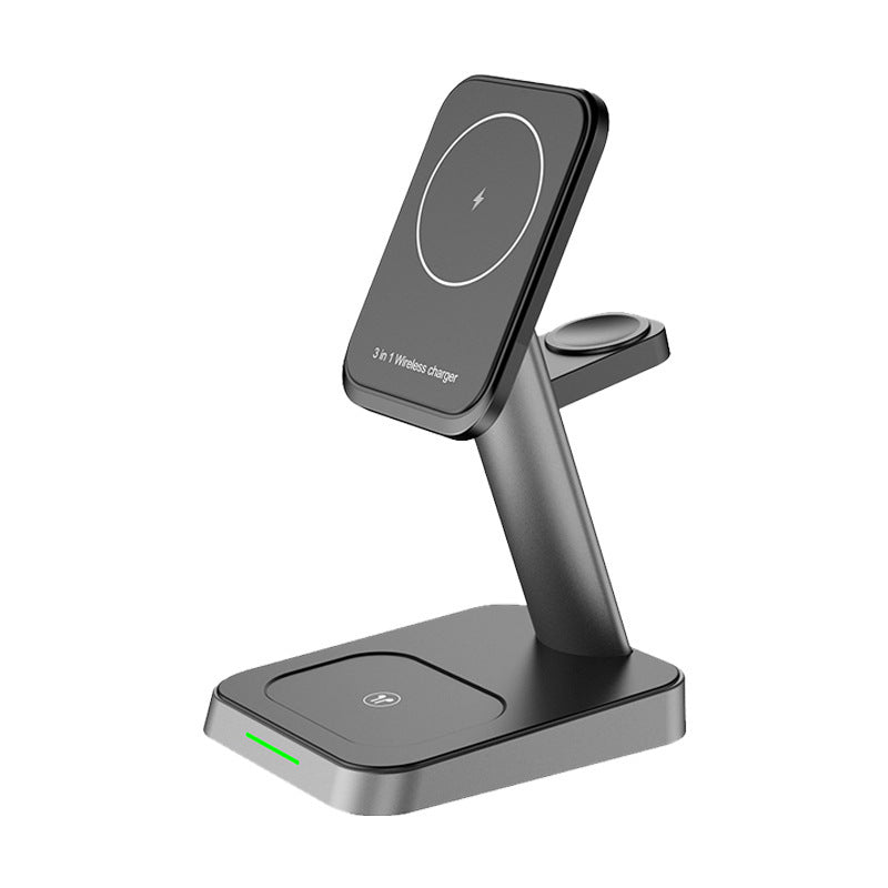Telefon mobil Vertical Wireless Charger Watch Wireless Încărcător mobil Telefon mobil Wireless Three-in-One Barger