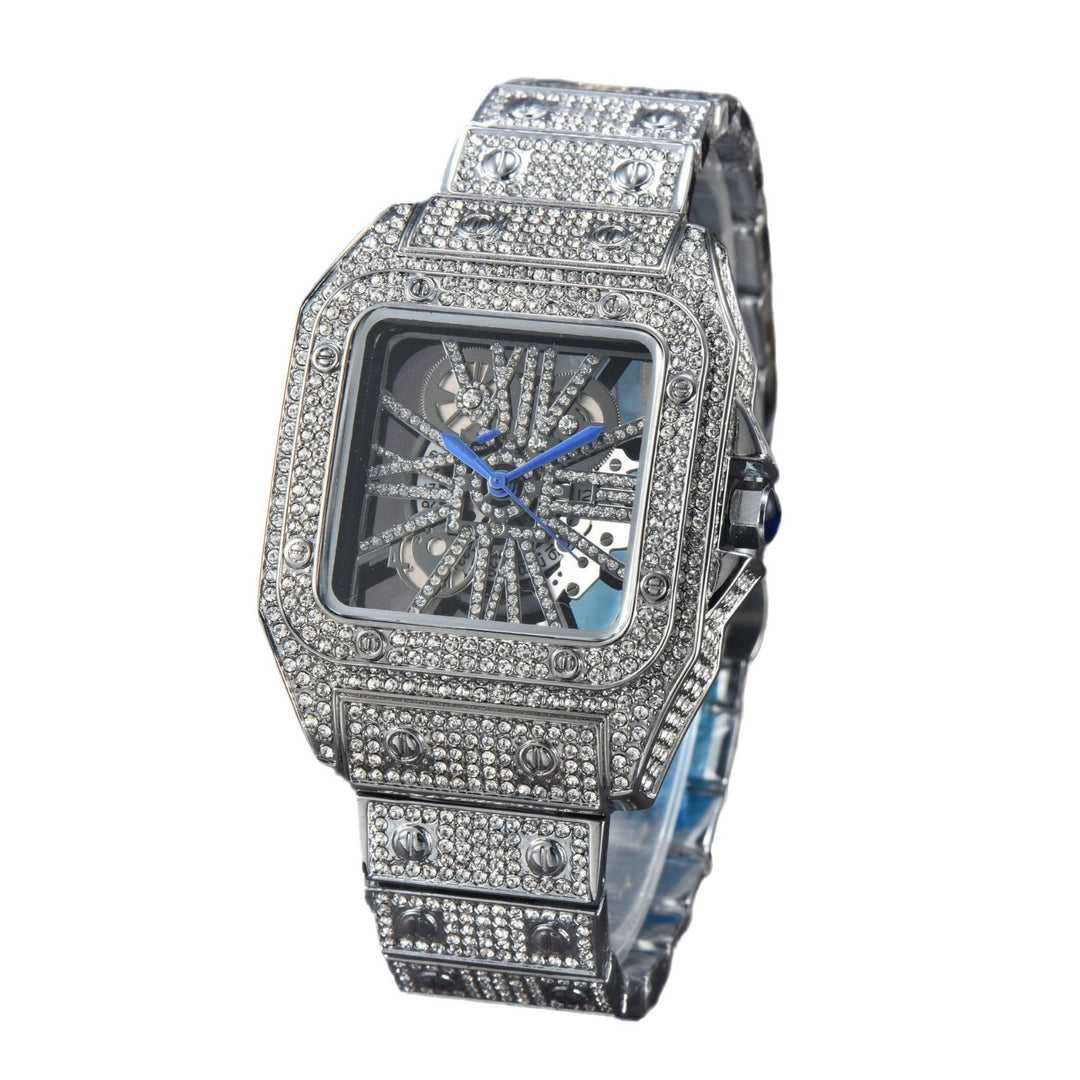 Dames Diamond Fashion Steel Strap Watch