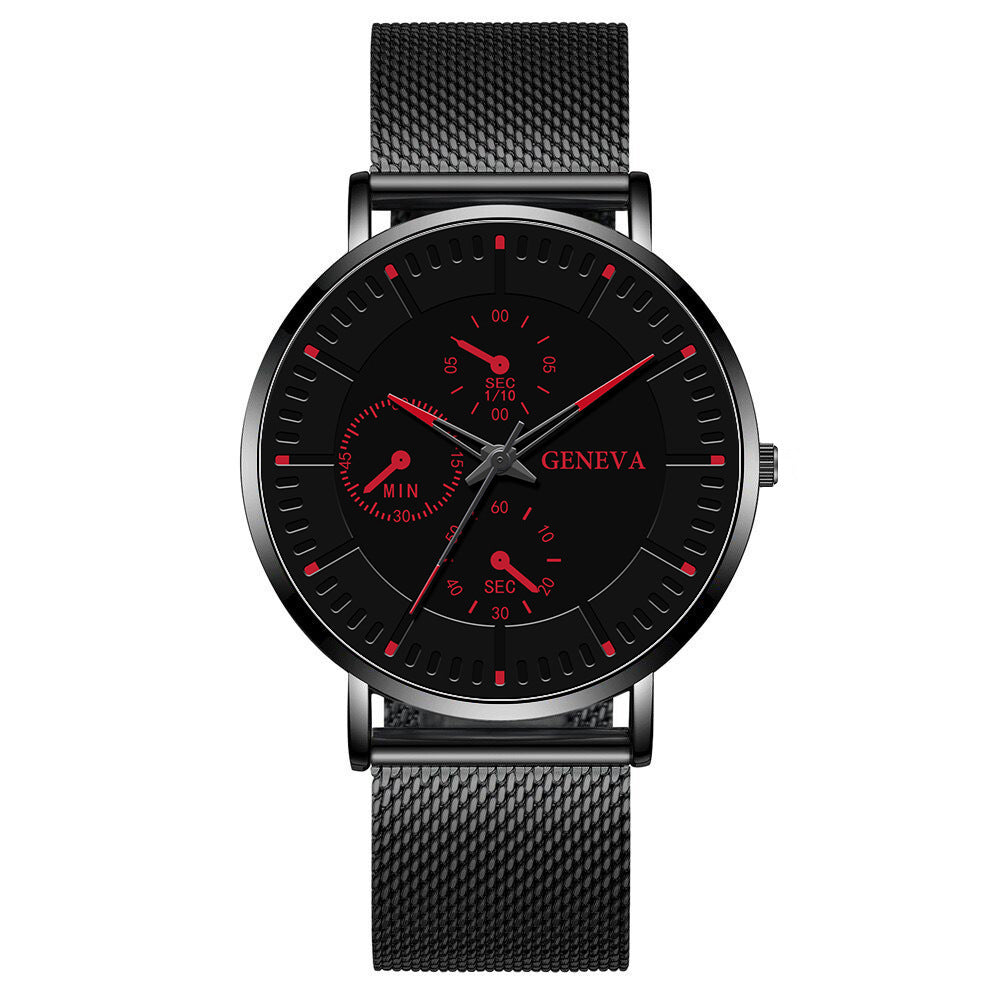 Korean Fashion Watch Herren -Netzband einfach