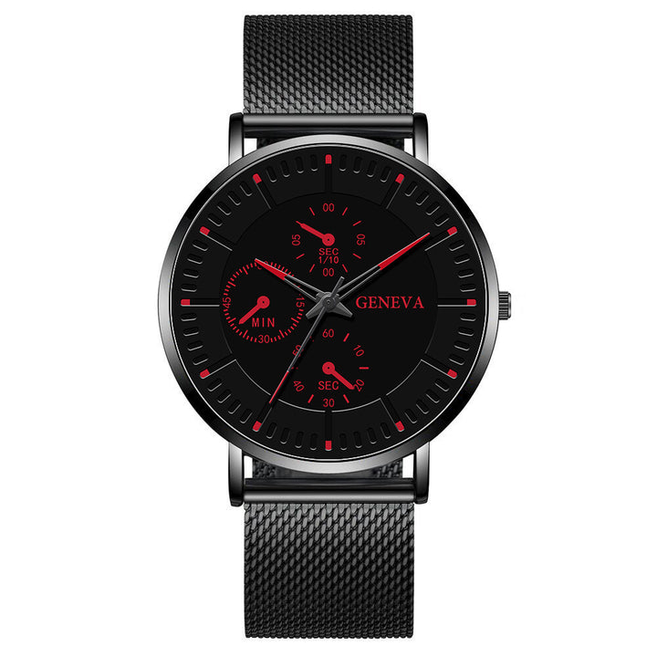 Korean Fashion Watch Herren -Netzband einfach