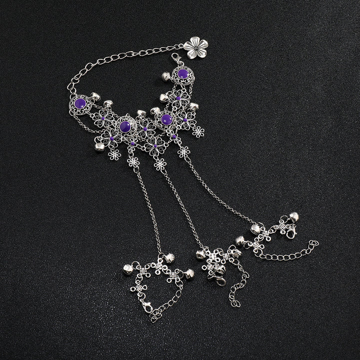 Style ethnique rétro Journey West Zixia Fairy Bracelet Intégrée Chaîne intégrée