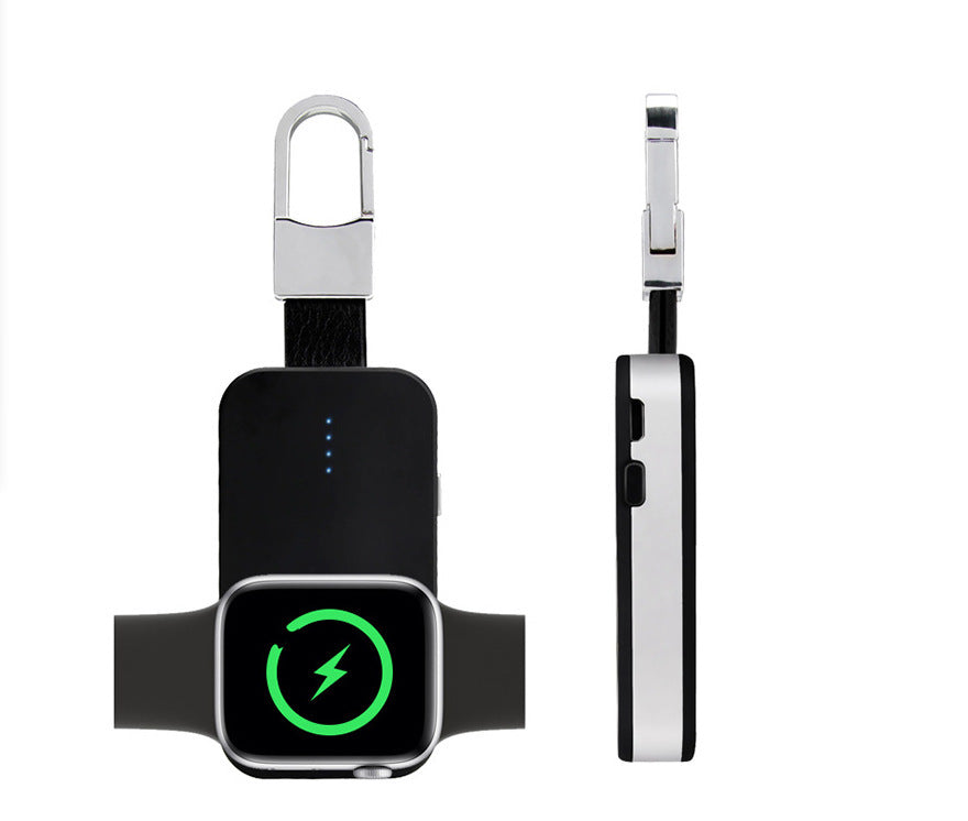 Power Bank Keychain Mobile Power Mini Watch Безжично зарядно устройство