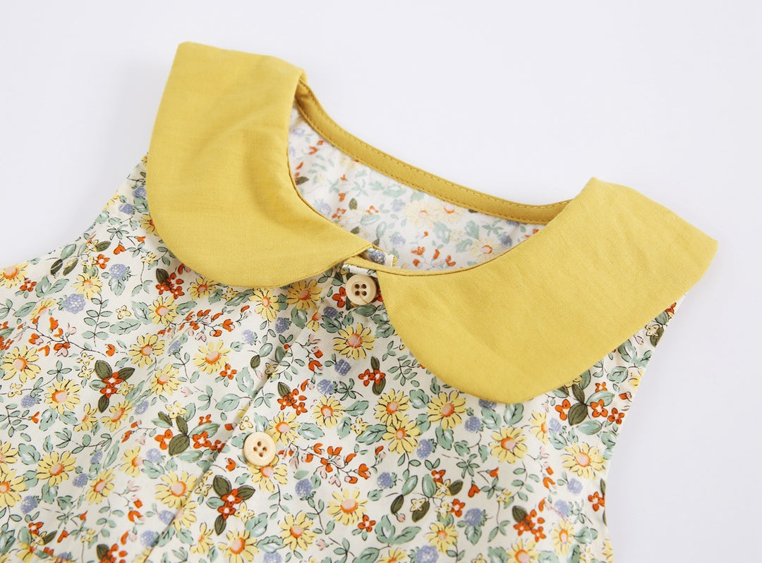 Vêtements de bébé de mode d'été pantalon une pièce de bébé floral