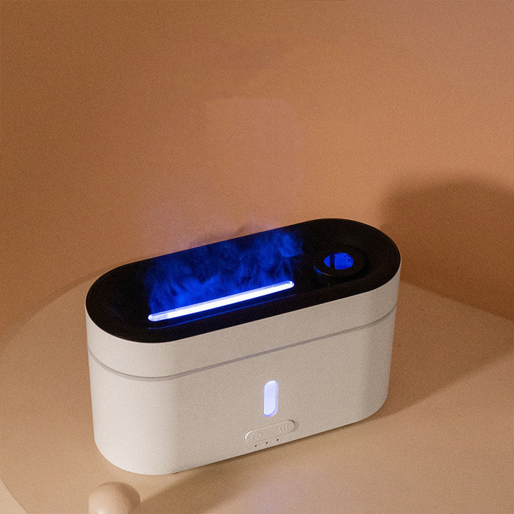Vlamlampbevochtiger aromatherapie machine huishouden vlam lamp mist spectrometer luchtbevochtiger voor thuis