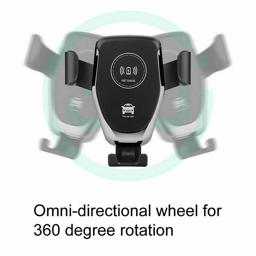 10W Qi Wireless Fast Car Ladegeräuschhalterhalter automatische Klemmladung