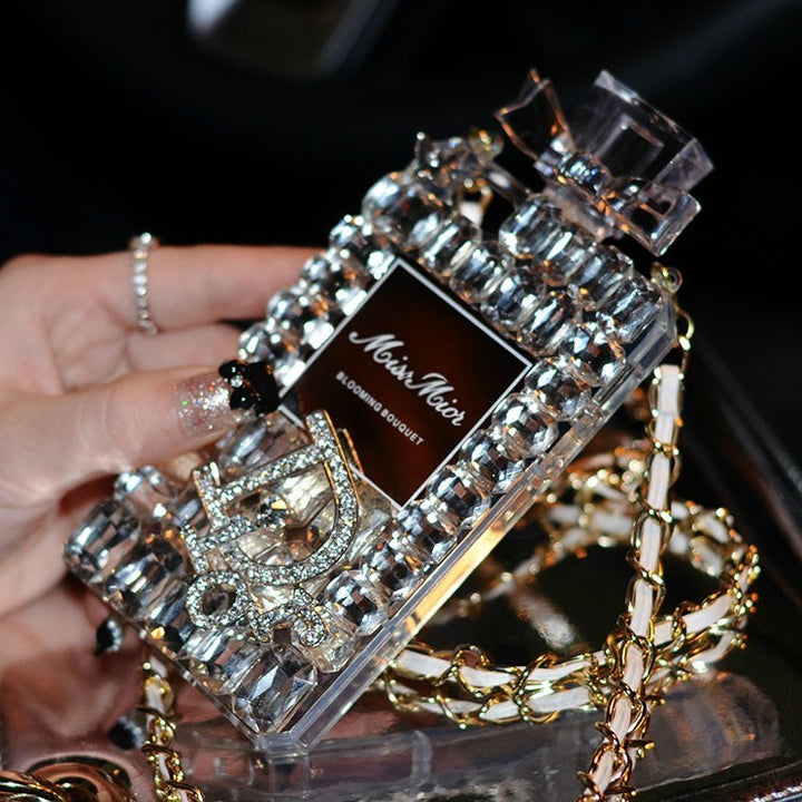 Perfume bottle bow phone case