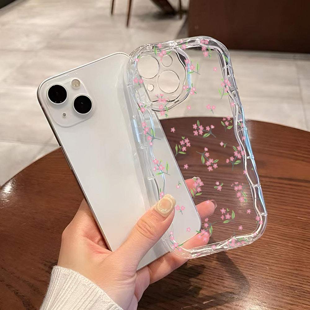 Modèle de créme de marque Case transparente 15 Cas de téléphone