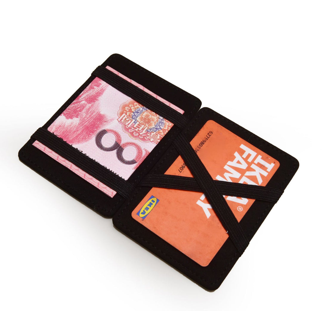 Flip PU Magic Wallet visitekaartje houder tassen