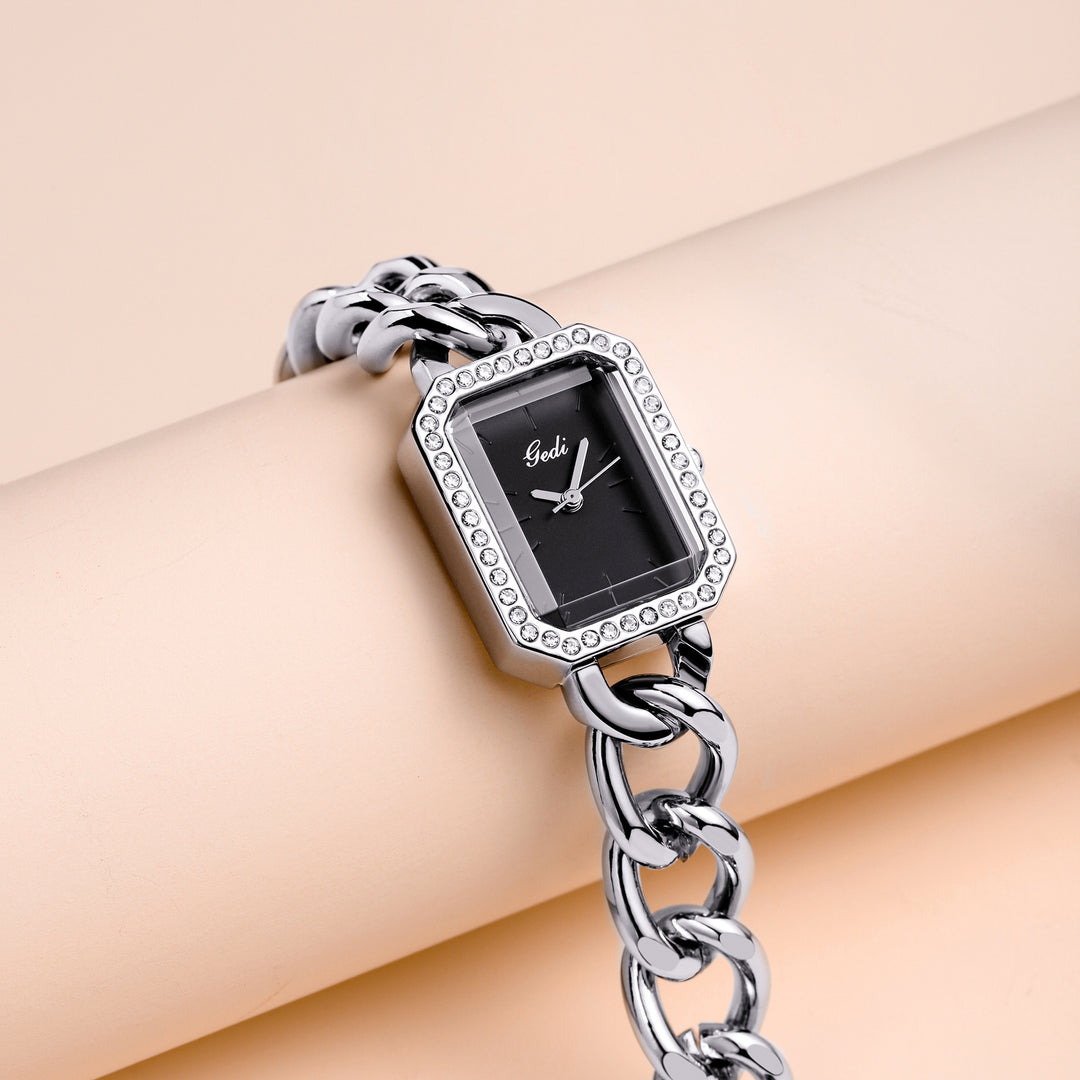 Square Watch Women's Light Luxury and egyszerűség órája