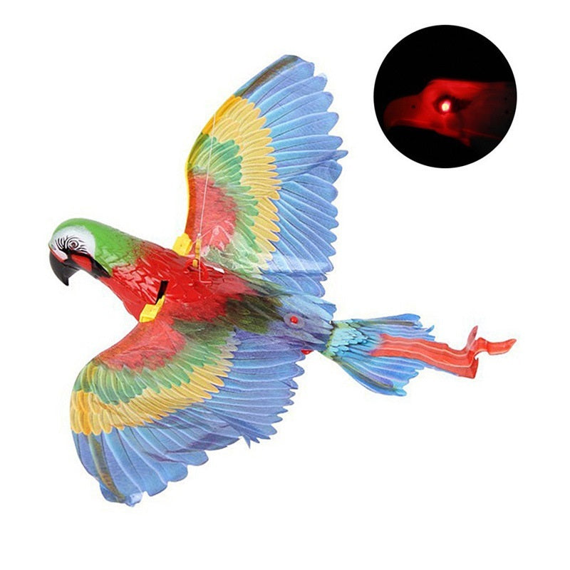Simulering Bird Cat Interactive Pet Toys Hanging Eagle Flying Teasering Play Kitten Dog Toys Animals Cat Accessories Supplies