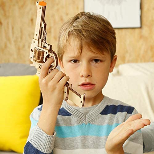 Robotime بندقية كتل نموذج بناء عدة ألعاب هدية للأطفال أطفال بنين هدية عيد ميلاد