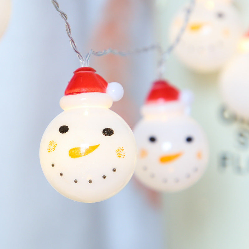 Luces de cuerda de muñeco de nieve luces de Navidad luces de decoración