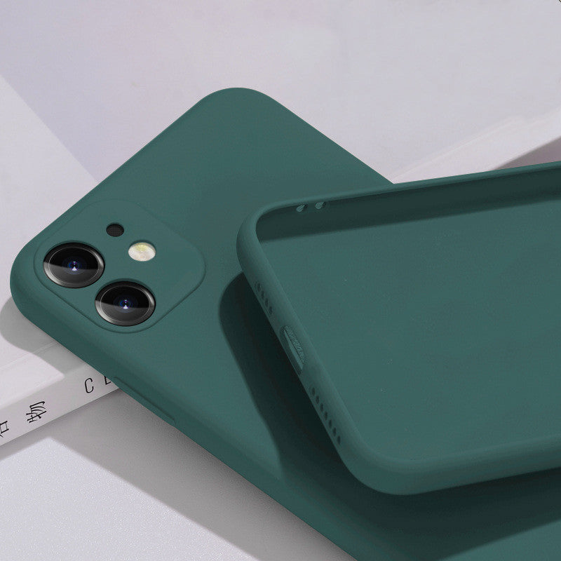 Precision hole liquid silicone mobile phone case