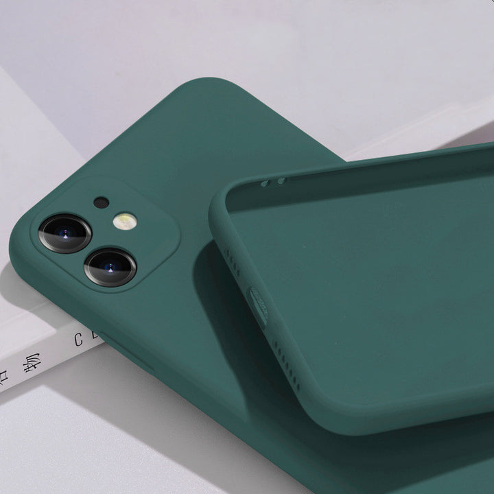 Case de téléphone mobile liquide à trous de précision Liquide en silicone