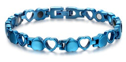 Auryaspower 810 bleu / 4 dans 1 bracelet magnétique / femmes