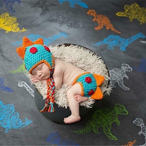 Costume fotografica del bambino per dinosauro