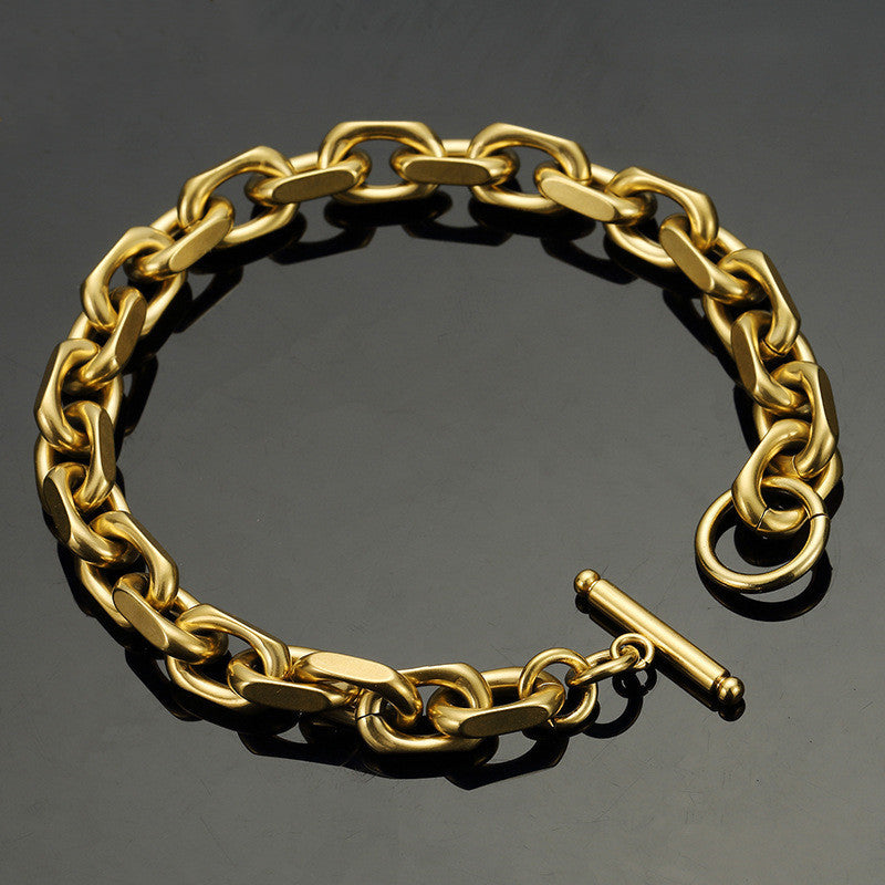 Simple steel bracelet bracelet
