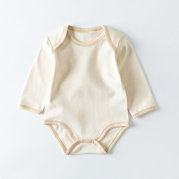 Custom tipărit bumbac bumbac organic rompers pentru copii simple pentru bebeluși, producătoare de mâneci lungi, îmbrăcăminte organică pentru bebeluși