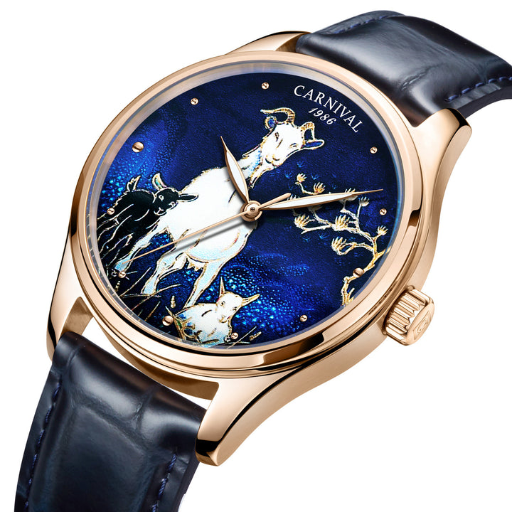 Nouvelle montre de mouton animal du zodiaque chinois